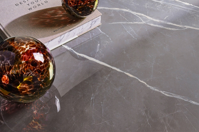 Glossy Royal grey marble