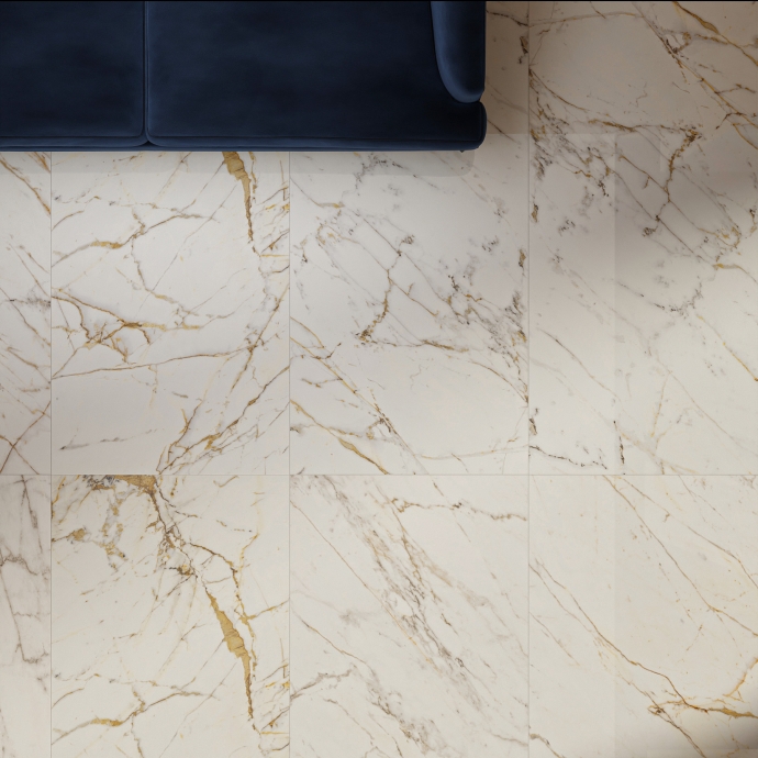 Golden glossy Marble