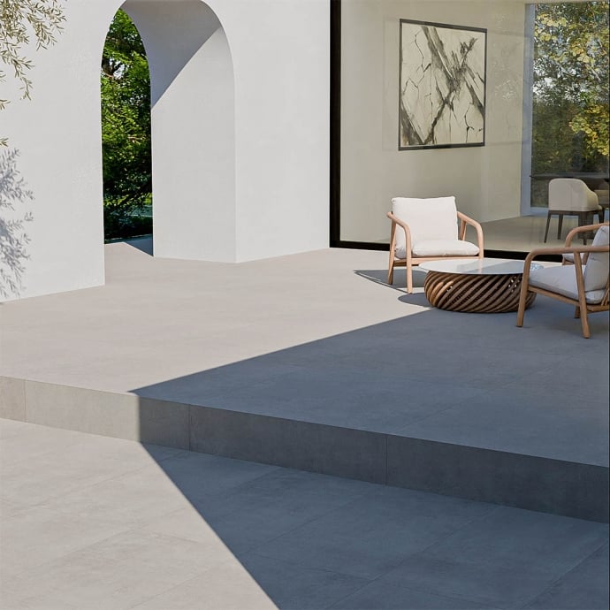 Nickel concrete Outdoor Antislip R11