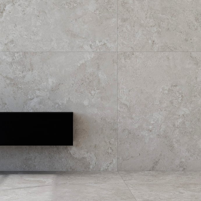 Crosscut pearl travertine marble