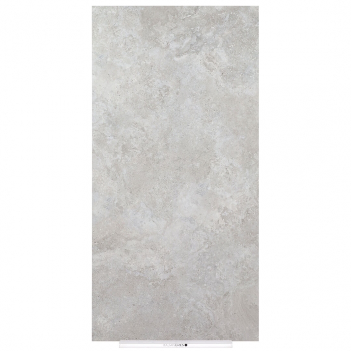 Crosscut grey travertine textured