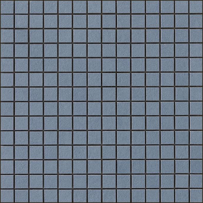 Mosaik 2x2 cm Himmelblauer Zement