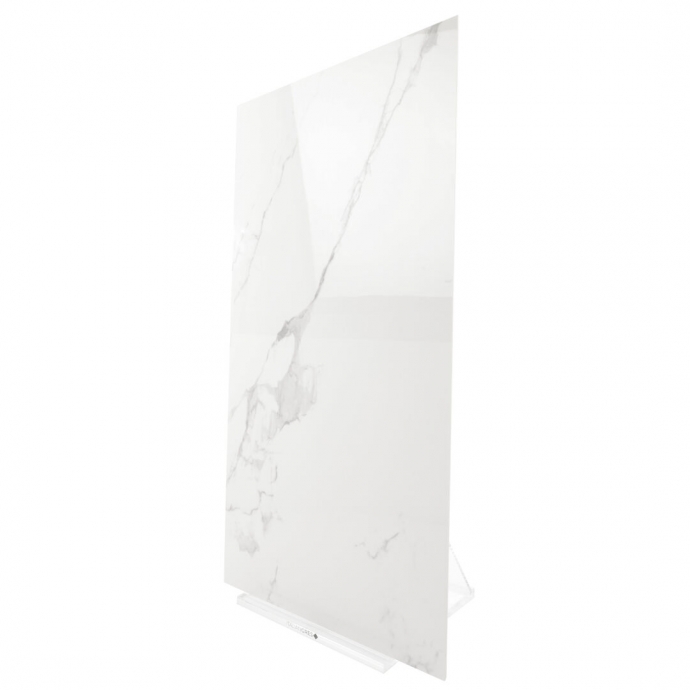 Marble effect tiles - White melange