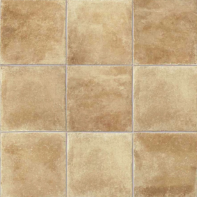 Terracotta effect floor tiles beige