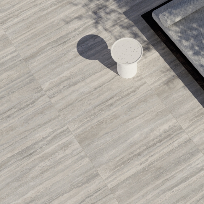 Silver Roman Travertine Outdoor Antislip R11