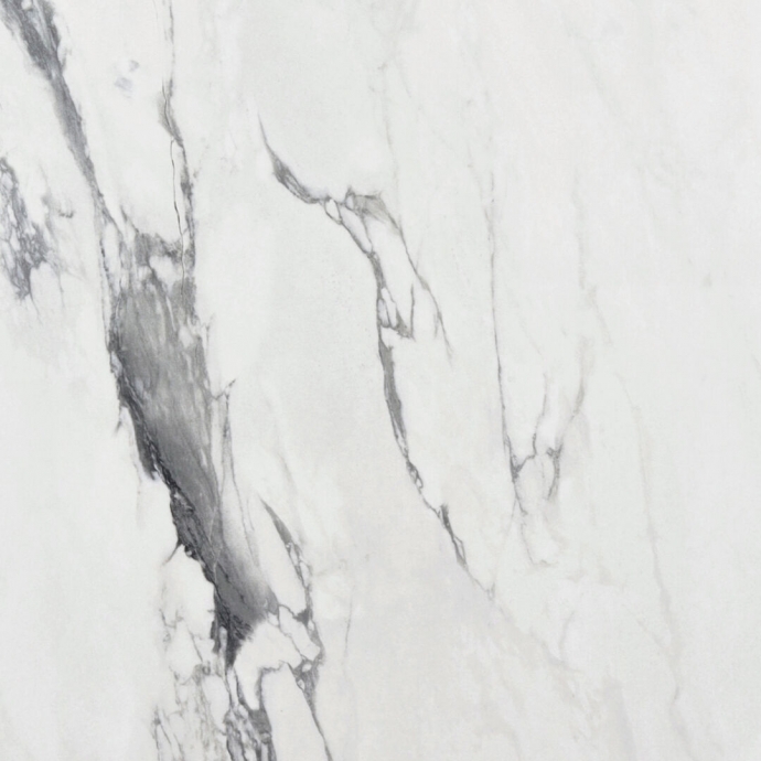 Dark grey vein semi polished marble