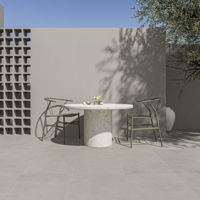 Londra Taupe Concrete Outdoor Antislip R11