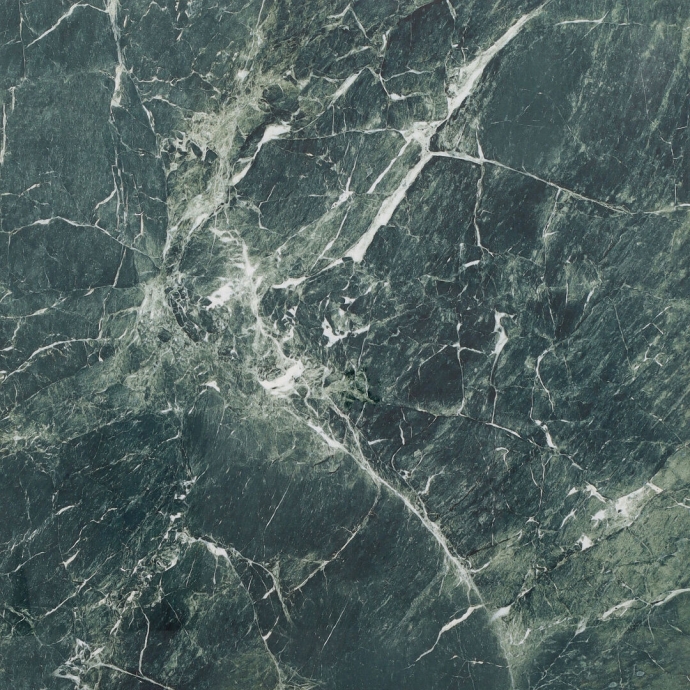 Green semi polished marble