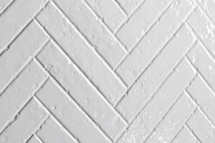 London glossy brick tiles - white