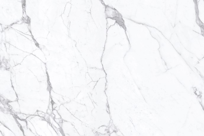 Glossy Statuario marble with diagonal grey lines