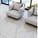 Crosscut white travertine marble