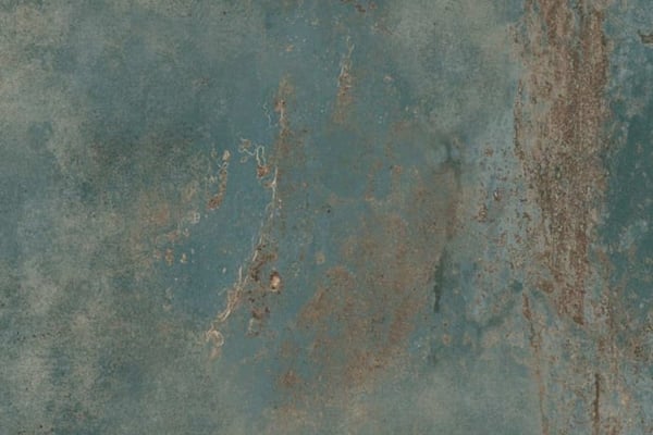 Oxidized iron tile green